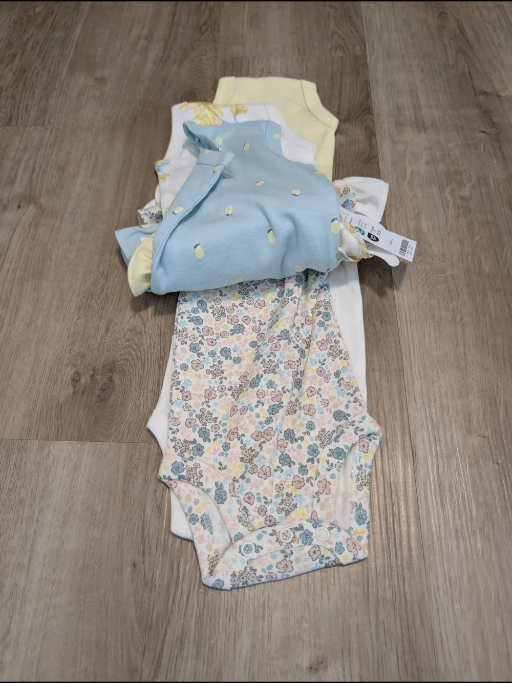 Carter's Colorful Floral Short-Sleeve Baby Bodysuits Pack of 5
